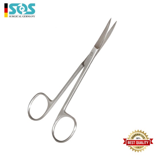 Iris Schere gebogen, Länge = 11.5 cm