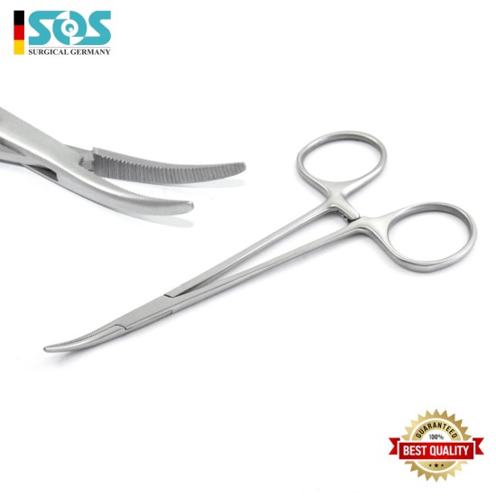 Arterienklemmen Mosquito gebogen, Länge = 12.5 cm