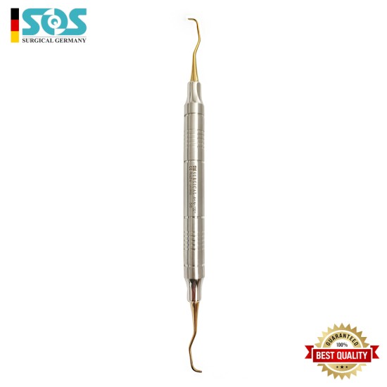 Gracey Küretten, Anatomischer Hohl Griff  Ø10mm mit Titan beschichtung, 175mm, Fig 5-6