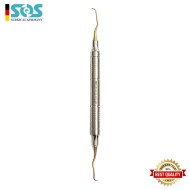 Gracey Küretten, Anatomischer Hohl Griff  Ø10mm mit Titan beschichtung, 175mm, Fig 11-12