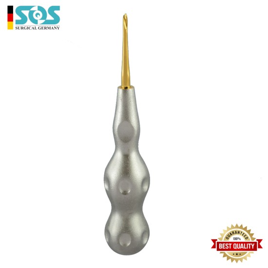 Wurzelheber, Rechts, 2mm, mit goldener Spitze