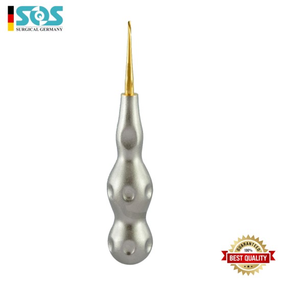 Wurzelheber, Rechts, 2mm, mit goldener Spitze