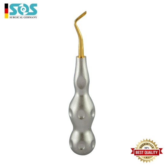 Wurzelheber, Rechts, 3mm, mit goldener Spitze