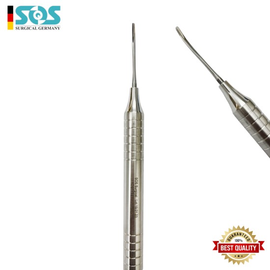 Wurzelheber n Periotom , Größe = 2 mm, gebogen