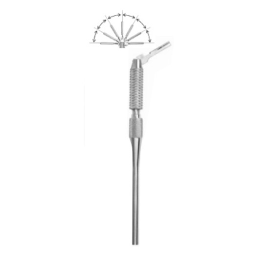 Skalpellgriff, verstellbar