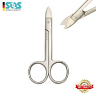 Beebee-Schere, gebogen, scharfe, glatte Kante, Länge = 10,5 cm