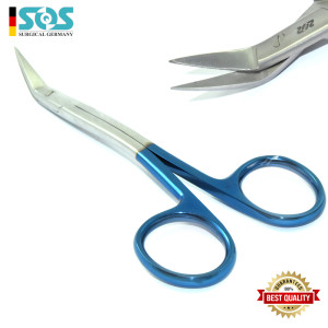 Super Cut Dean Gezahnte Doppelt gebogene Schere, Länge = 13,5 cm