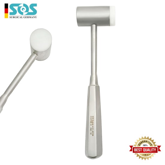 Mallet, Mit austauschbarem Kunststoffteil, Größe = 18 cm