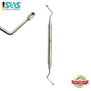 Sharp Spoon Scaler, Handle Ø 8mm